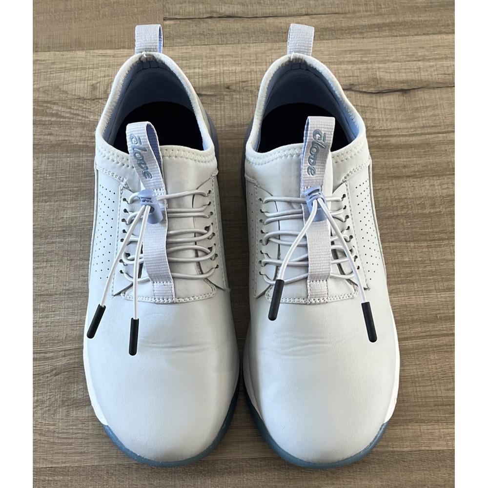 Clove CL0028 Light Blue Slip On Nursing Sneakers Womens 9 Mens 7.5